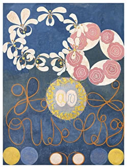 Abstract Art Gallery: The Ten Largest, Childhood, No.1, Group IV, 1907. Creator: Hilma af Klint (1862-1944)