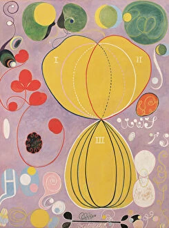 Abstract Art Gallery: The Ten Largest, No. 7. Adulthood, Group IV, 1907. Creator: Hilma af Klint (1862-1944)