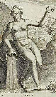 Ancient Greece Collection: Largia, 1587. Creator: Philip Galle