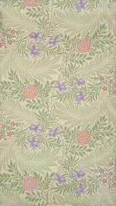Larkspur. Wallpaper, 1874. Creator: Morris, William (1834-1896)