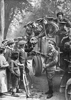 Grateful Prints: L'Armee Britannique; sur nos routes de France, 1914. Creator: Unknown