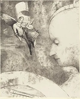 Imagination Prints: L'Art Celeste (The Celestial Art), 1894. Creator: Odilon Redon