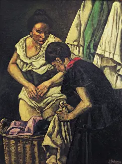 Washing Prints: Las Lavanderas, 1931. Creator: Jose Gutierrez Solana