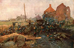L'Assaut de Vermelles, 1914. Creator: Georges Bertin Scott