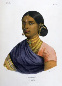 Nose Ring Prints: Latchimi, 1828. Artist: Marlet et Cie