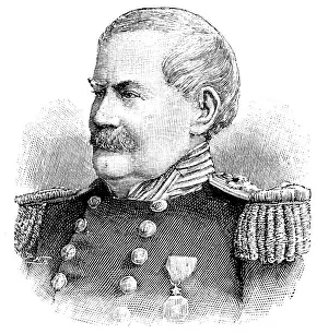 Beechey Prints: The late Admiral Beechey, 1895. Creator: P Naumann