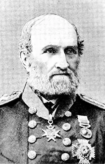 Jerrard George Milner Gibson Prints: The late Admiral Sir B. J. Sulivan, 1890. Creator: Unknown