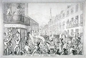 Matthew Wood Collection: A late arrival at Mother Wood s, 1820