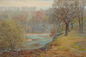 Hoosier Group Prints: Late Autumn, 1906. Creator: John Ottis Adams
