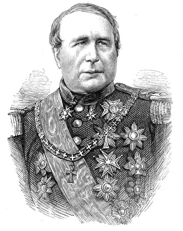 Ambassador Prints: The late Baron de Beaulieu, Belgian Ambassador, 1872. Creator: Unknown
