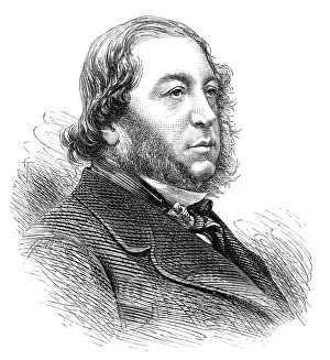 Rothschild Prints: The late Baron Meyer de Rothschild, 1874. Creator: Unknown