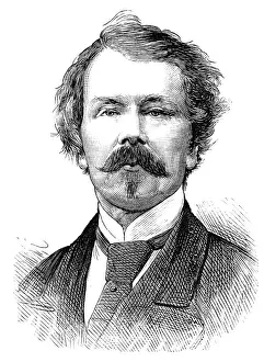 Irish American Prints: The late Captain Mayne Reid, 1883. Creator: Unknown