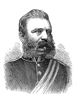 First Asante Expedition Prints: The late Captain Nicol, 1874. Creator: Unknown