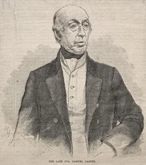 Winslow Homer American Prints: The Late Col. Samuel Jaques, 1859. Creator: Winslow Homer (American, 1836-1910)