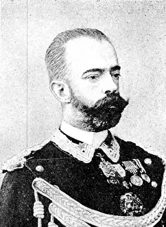Aosta Prints: The late Duke of Aosta, Prince Amadeo of Italy, ex-King of Spain, 1890. Creator: Unknown