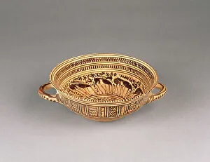 8th Century Bc Prints: Late Geometric Cup, about 730 BC. Creator: Unknown