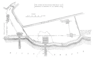Industrial Accident Prints: The late gunpowder explosion: site of the powder-magazines at Belvedere