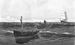Drifting Prints: Too Late after Joseph Nash, RI, 1891