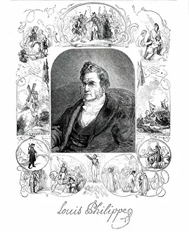 Chabaud Latour Prints: The late Louis-Philippe, Ex-King of the French, 1850. Creator: Harvey Orrin Smith