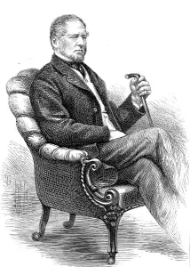 Racehorse Breeder Prints: The late Mr. Blenkiron, of Middle Park, 1871. Creator: Unknown