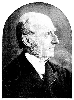 Temperance Movement Prints: The late Mr. J. G. Richardson, of Ulster, 1890. Creator: Unknown