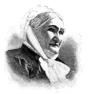 Thornycroft Prints: The late Mrs. Mary Thornycroft, 1895. Creator: Unknown