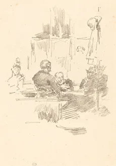 Late Picquet, 1894. Creator: James Abbott McNeill Whistler