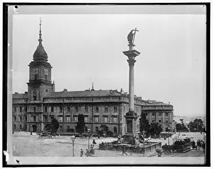 Warsaw Poland Prints: The Late Royal Castle, Warsaw, Poland