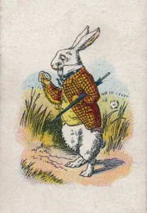 Too Late said The Rabbit, 1930. Artist: John Tenniel