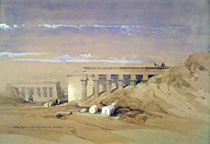 Lateral View of the Temple called Typhonaeum at Dendera, Egypt, 19th century. Artist: David Roberts
