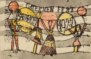 Laternenfest Bauhaus 1922, 1922. Creator: Klee, Paul (1879-1940)