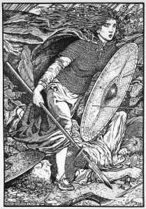 Norse Prints: Lathgertha, 1913. Artist: Morris Meredith Williams