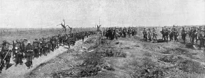 Reinforcements Prints: L'Attaque Britannique du 25 septembre 1916; La concentration des renforts diriges sur la ligne de Creator: Unknown