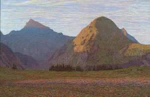 L'Aube au Praz-de-Lys, 1901. Creator: Perrier, Alexandre (1862-1936)
