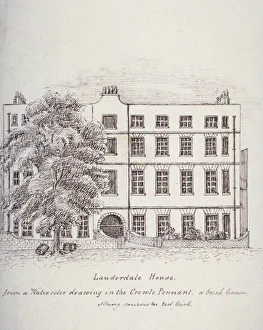 Mary Anne Prints: Lauderdale House, Aldersgate Street, London, c1800(?). Artist: Mary Anne Hedger