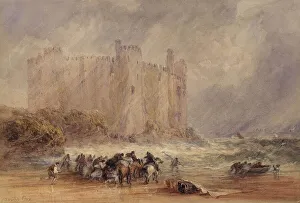 Adversity Prints: Laugharne Castle, Carmarthenshire, (undated, pre-1859). Creator: David Cox the Elder