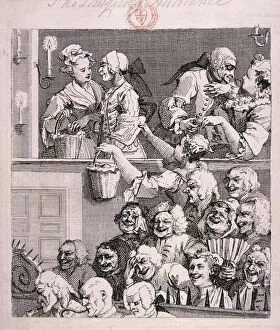 Boredom Gallery: The laughing audience, 1733. Artist: William Hogarth
