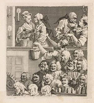 William Hogarth British Prints: The Laughing Audience, 1733. Creator: William Hogarth (British, 1697-1764)