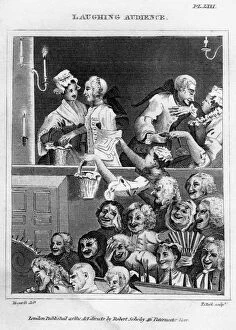 Clerk Gallery: Laughing Audience, 18th century.Artist: Thomas Clerk