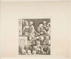 Laughter Gallery: The Laughing Audience, December 1733. Creator: William Hogarth