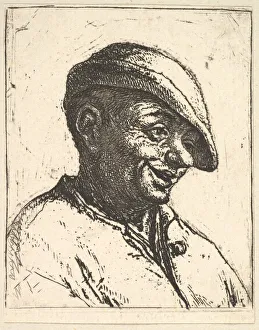 Laughing Peasant, 1610-85. Creator: Adriaen van Ostade