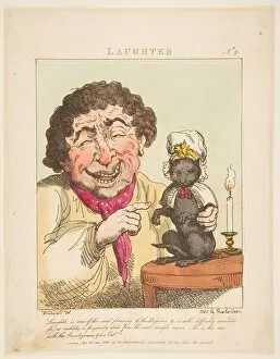 Ackermann Rudolph Gallery: Laughter, January 21, 1800. Creator: Thomas Rowlandson