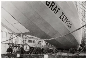 Tubingen Prints: Launch ceremony for Zeppelin LZ127 Graf Zeppelin