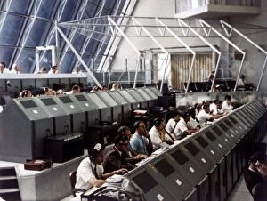 John F Kennedy Space Center Collection: Launch Control Center in the John F Kennedy Space Center, Florida, USA, July 1969