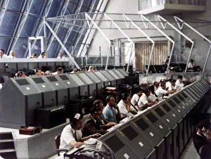 Control Room Prints: Launch Control Center in the John F Kennedy Space Center, Florida, USA, July 1969