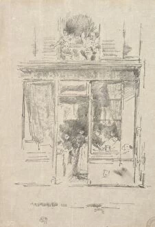 James Mcneill Whistler Collection: The Laundress - La Blanchisseuse de la Place Dauphine, 1894. Creator: James McNeill Whistler