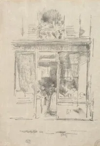 James Mcneill Whistler Collection: The Laundress - La Blanchisseuse de la Place Dauphine, 1894. Creator: James McNeill Whistler