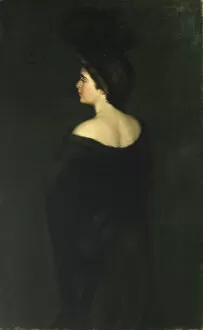 Alice Pike Gallery: Laura in Blacks, 1899. Creator: Alice Pike Barney