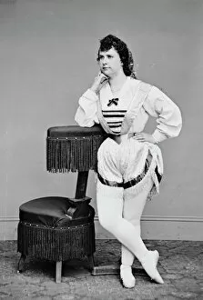 Dancer Gallery: Laura Le Clair, between 1855 and 1865. Creator: Unknown