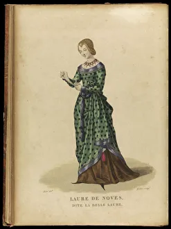 Laura de Noves (1310-1348), Late 18th cent Artist: Gatine, Georges Jacques (1773-1831)